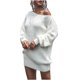 thumbnail image 1 of Vestidos Para Mujer Vestidos Cortos de Otoño Fuera Del Hombro Vestido de Manga Corta Con Pliegues Informales A La Moda Odeerbi ODB182918, 1 of 7