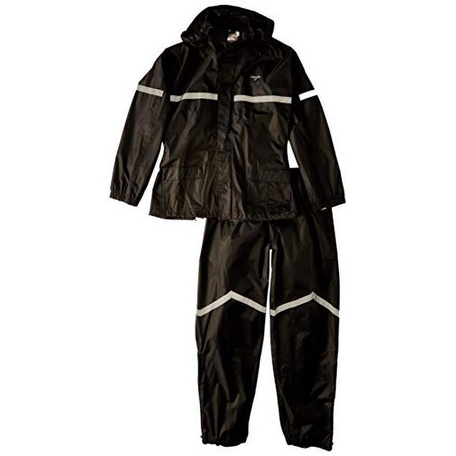 Nelson Rigg SR-6000 Stormrider Two-Piece Rain Suit - Black 2X - SR-6000-BLK-05X