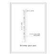 thumbnail image 3 of ALEKO Black Steel Gate Post 9' x 3.5" x 3.5" for Dual Swing Driveway Gates - Set of 2, 3 of 5