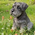 thumbnail image 2 of Hi Line 7” Schnauzer Puppy Garden Statue, Durable Polyresin, 2 of 2