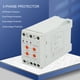 thumbnail image 3 of Protector De Secuencia De Fase, Relé De Protección De Voltaje AC380V Monitor En Tiempo Real 2 Juegos NO Contactos NC Montaje En Riel DIN De 35 Mm Para De Control, 3 of 7