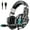 Gray Camo, variant on Gaming Headset Wired for PS5/PS4/PC/Switch Controller,Stereo Noise Cancelling Over Ear Headphones with Mic LED Light Bass Surround,CamoGray