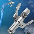 thumbnail image 2 of Grease Gun Adapter Quick Release Lock On Coupling End 1/8 Oil Injection Nozzle, 2 of 9