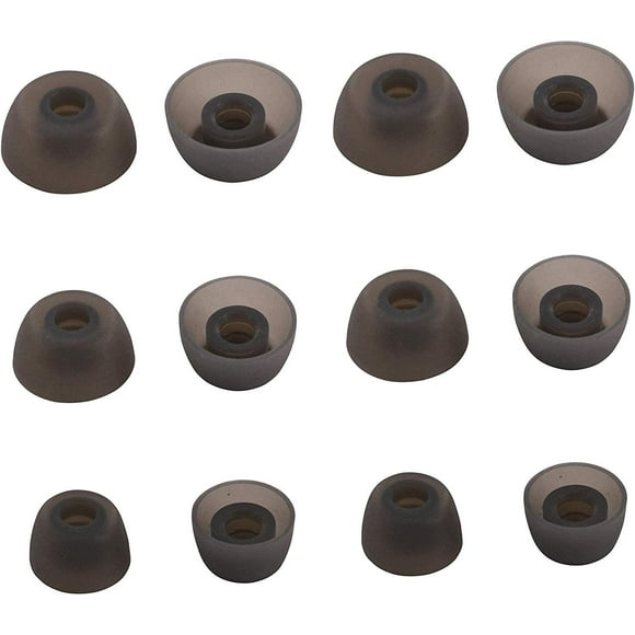 ALXCD Eartips for Jabra Elite 75t Headphone, 6 Pairs S/M/L Replacement Silicone Earbud Tips, Fit for Jabra Elite Active