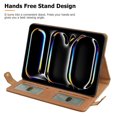 thumbnail image 2 of TECH CIRCLE Handbag Case for Galaxy Tab S10 Ultra/S9 Ultra/S8 Ultra 14.6" with S Pencil Holder,Folio Stand PU Leather Crossbody Shoulder Hand Strap Card Slots Magnetic Envelope Wallet Cover,Brown, 2 of 7