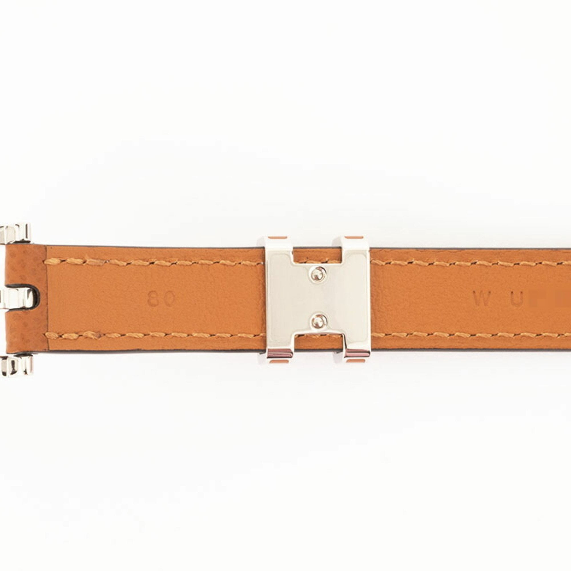 Hermes Belt Pop H 15 80cm H081087CK37080 Epsom Leather Gold Women\'s HERMES HERMES Pop H 15 Belt Black Epsom Rose Gold Hw 80 *New  main image 3