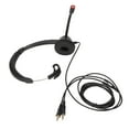 thumbnail image 2 of Auriculares telefónicos con cancelación de Ruido, cómodos Auriculares de comunicación de un Solo oído para computadoras PC, Negro, 2 of 8