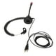 thumbnail image 1 of Auriculares de comunicación monoaurales cómodos auriculares de teléfono flexibles para computadoras, 1 of 8