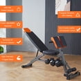 thumbnail image 5 of Banco de pesas multifuncional FITKS360 multifuncional negro/naranja, 5 of 5