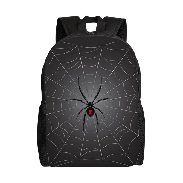 Balery Black Spider On Web Mochila - Mochila Estilosa y Duradera para Laptop de 15 Pulgadas con Tela Oxford Impermeable