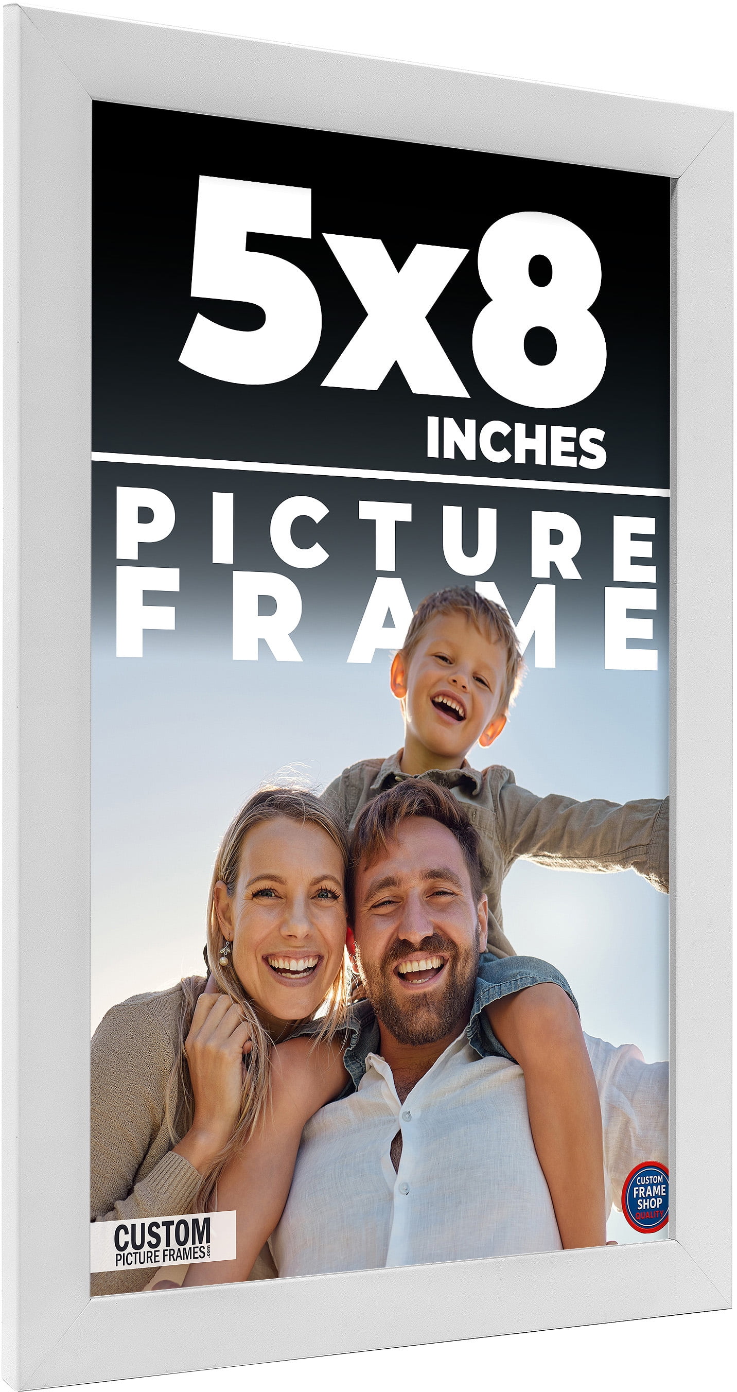 15x20 Wide Bamboo Picture Frame, UV Acrylic, 4 Finishes