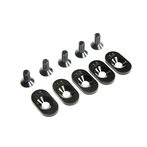 Losi EngineMntInsert&Screws BLK 18.5T5 5ive-T 2.0 LOS252100 Gas Car/Truck Replacement Parts