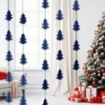 thumbnail image 2 of Christmas Decorations Indoor Mini String Pull Out Flags Hanging Banners for Tree Window Party Use 250 cm Long Paper Design, 2 of 6