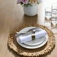 thumbnail image 6 of Better Homes and Gardens Jute Flower Design Placemat Woven for Dining Table Décor 15" Round, 6 of 9
