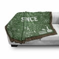 thumbnail image 3 of Biology Soft Flannel Fleece Throw Blanket, Hand-drawn Science Word on Board School Education Classroom Graphic, Cozy Plush for Indoor and Outdoor Use, 50" x 70", Green Brown and White, by Ambesonne, 3 of 6