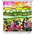 thumbnail image 1 of Shower Curtains 70" x 73" from DiaNoche Designs by Robin Mead - Bright Horizon, 1 of 1