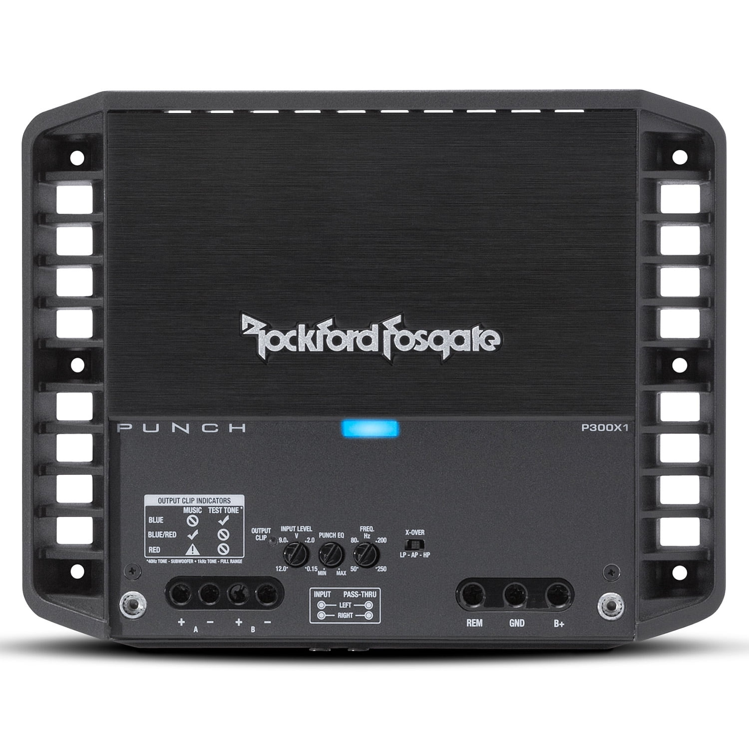 Rockford Fosgate P300X1 Punch 300 Watt FullRange Mono Amplifier