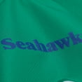 thumbnail image 5 of Men's Mitchell & Ness Green/Royal Seattle Seahawks Tie Breaker Vintage Logo Lightweight Anorak Half-Zip Windbreaker, 5 of 5