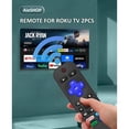 thumbnail image 2 of (2-Pack)Upgraded Replacement Remote Controls — Compatible with All Roku TVs (Not Compatible with Roku Stick or Roku Box), 2 of 9