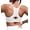 White, variant on SHARICCA Womens Sport Bra High Impact Cross Back Workout Yoga Wireless Bra
