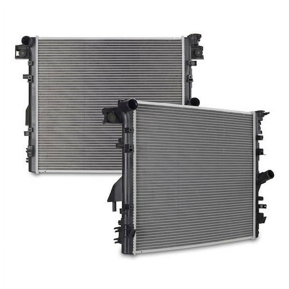 Mishimoto R2957-MT Plastic End-Tank Radiator, Compatible with Jeep Wrangler, 2007-2018