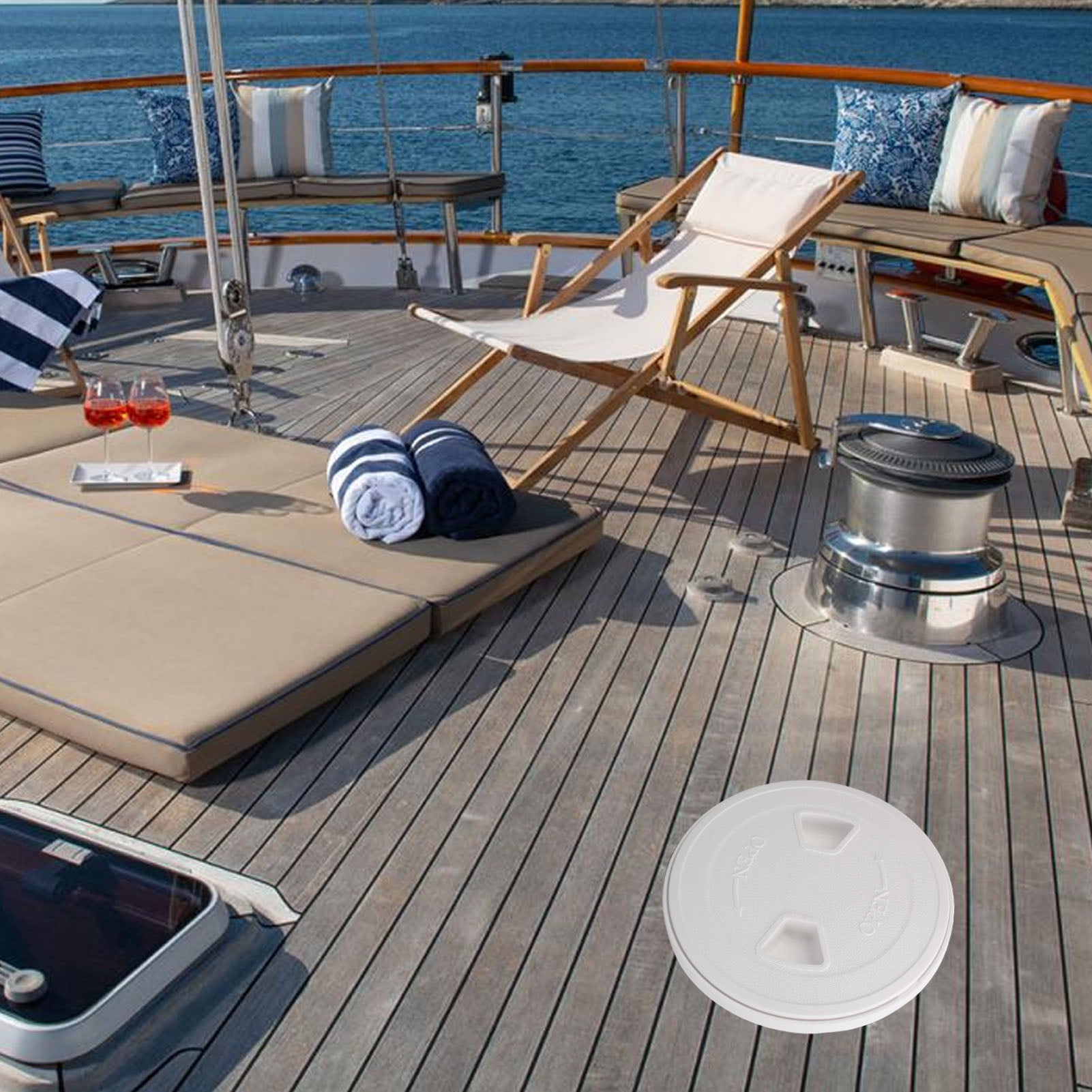 Couvercle D'accès Marin Pour Bateau, Couvercle De Trappe, Joint En Caoutchouc Pour Pont, Accessoires De Kayak