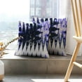 thumbnail image 6 of LALILO Throw Pillow Covers Psychedelic Zigzag Art Backdrop Blue Cushion Cover 18" x 18", 3940 Pack, 6 of 6