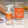 thumbnail image 6 of Truly Free Everyday Cleaner - Multipurpose Cleaner Spray, Kitchen Counter Cleaner, Natural Cleaning Products, Multi-Surface Household Solution, 1 Empty Bottle Spray (16oz) & 2 Refills (3oz each), 6 of 9