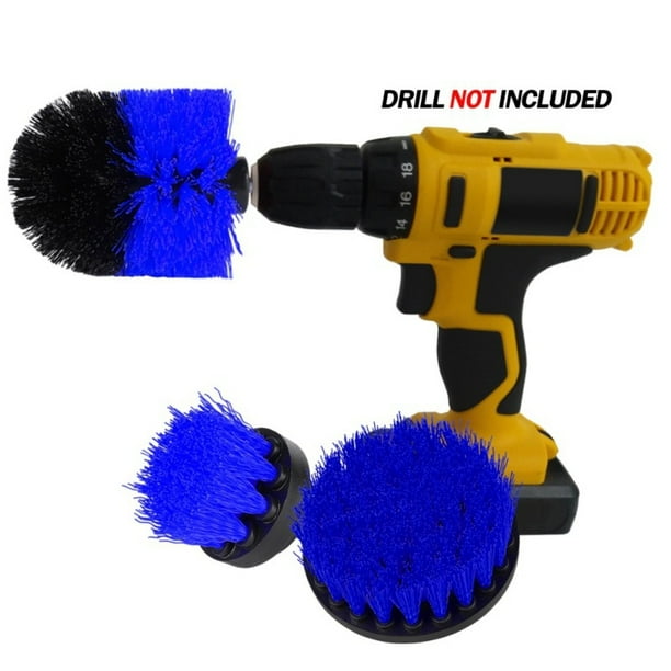Pretty Comy 3pcs Power Scrubber Brush Set For Bathroom Drill Scrubber Brush For Cleaning Cordless Drill Attachment Kit Power Scrub Brush Walmart Com Walmart Com