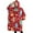 Red Cartoon Dinosaurs, variant on Oversized Wearable Blanket Hoodie,Purple Dinosaurs Dino Roar Pattern Sherpa Blanket Hoodie with Super Pockets,Super Warm Fuzzy Pullover for Women & Men