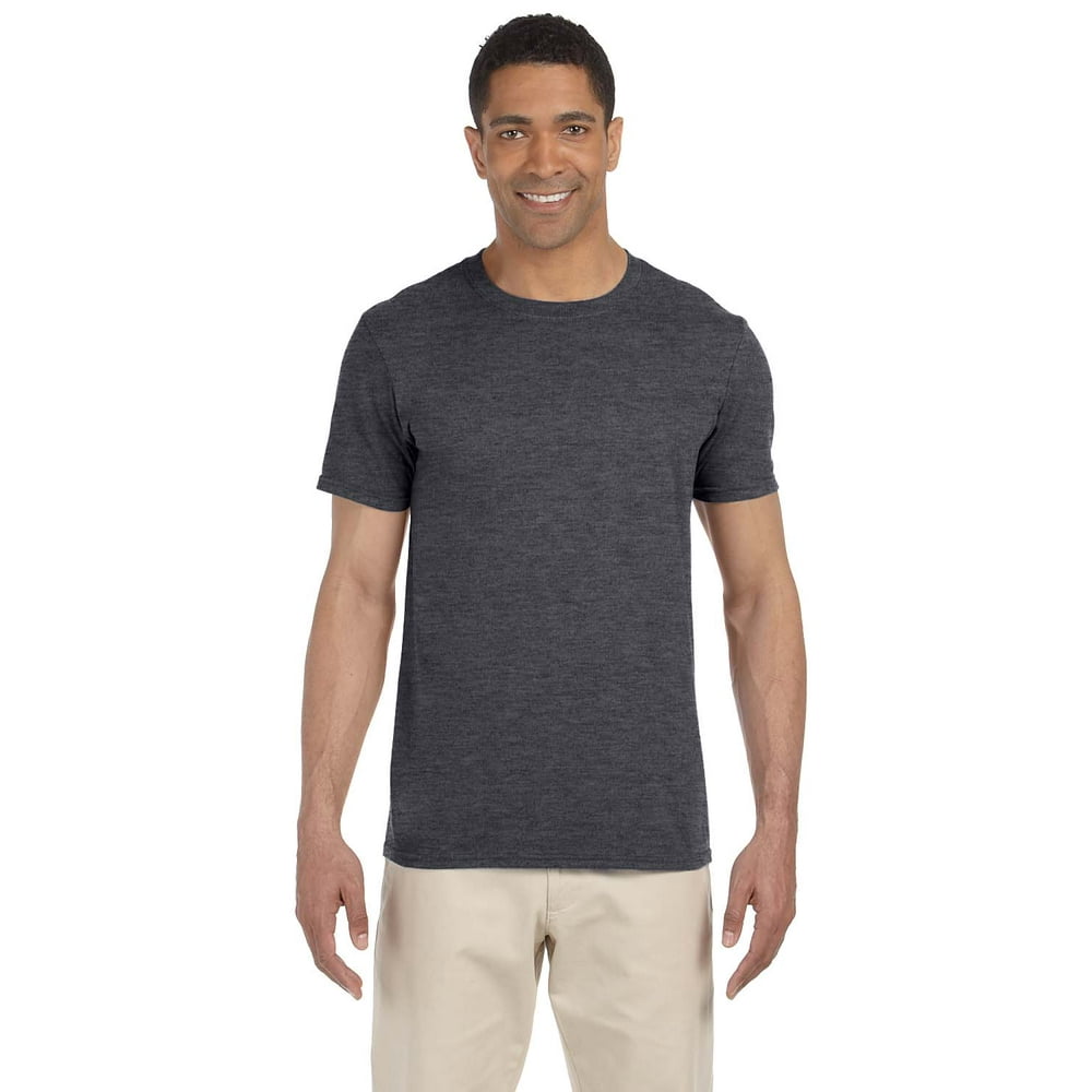 Download Gildan - Gildan Men's Softstyle Preshrunk Tearaway Label T-Shirt, Style G64000 - Walmart.com ...