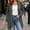 Army Green, variant on Liuinsasek Women's Cardigan Fashion Casual Comfortable Solid Long Sleeve Clothing Top with Asymmetrical Hem Lightweight and Flowing Spring/Fall Clothing