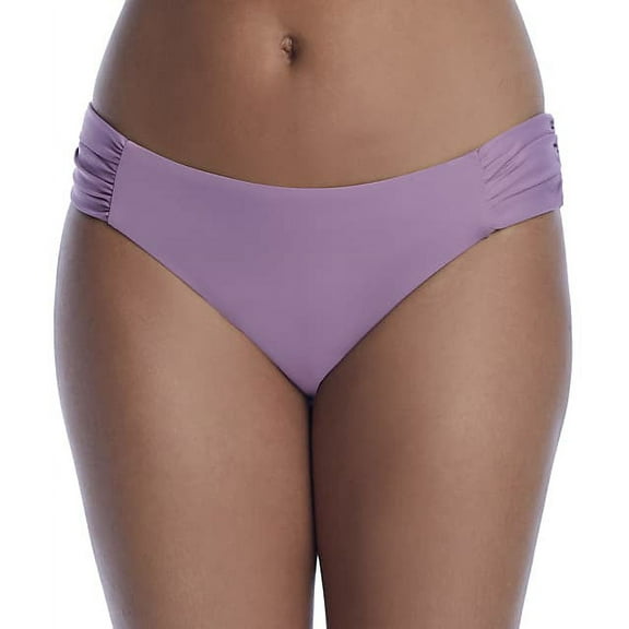 Becca by Rebecca Virtue MAUVE Color Code American Fit Bikini Bottom, US Small