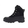 thumbnail image 4 of Kamik Men's Fargo Boot Black Waterproof Lace Up Winter Snow Boots (BLACK, 10), 4 of 7