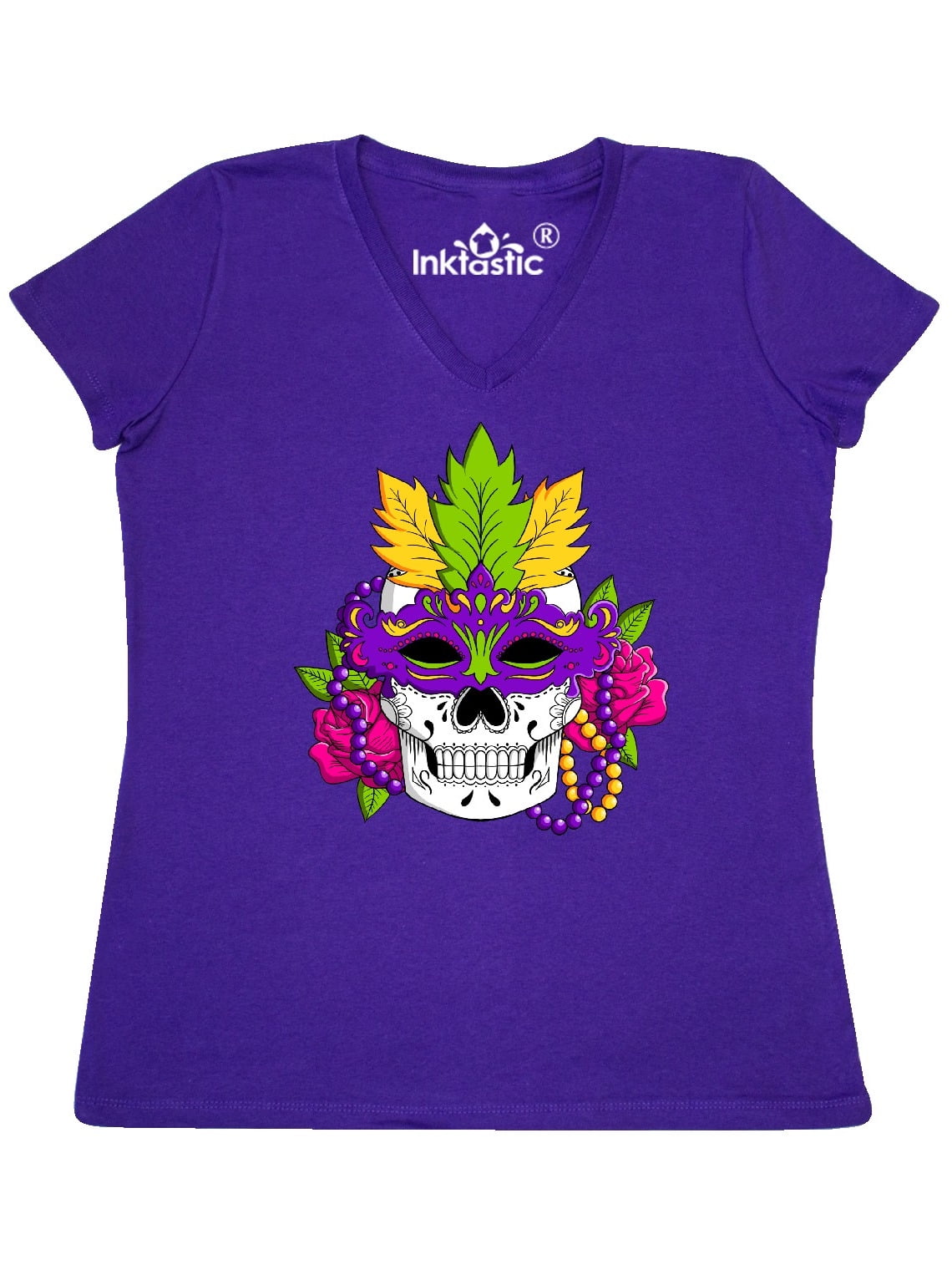 mardi gras skull
