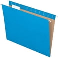 thumbnail image 4 of Recycled Hanging Folders, Letter Size, Blue, 1/5 Cut, 25/BX (81603), 4 of 8