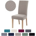 thumbnail image 2 of Elastic Chair Cover for Dining Room Wedding Banquet Hotel Solid Jacquard Chair Cover Stretch Chair Cover, 2 of 7