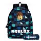thumbnail image 2 of Cartoon anime roblox game juego de mochila escolar de 3 piezas para estudiantes de primaria y secundaria JAMW Sencillez, 2 of 4