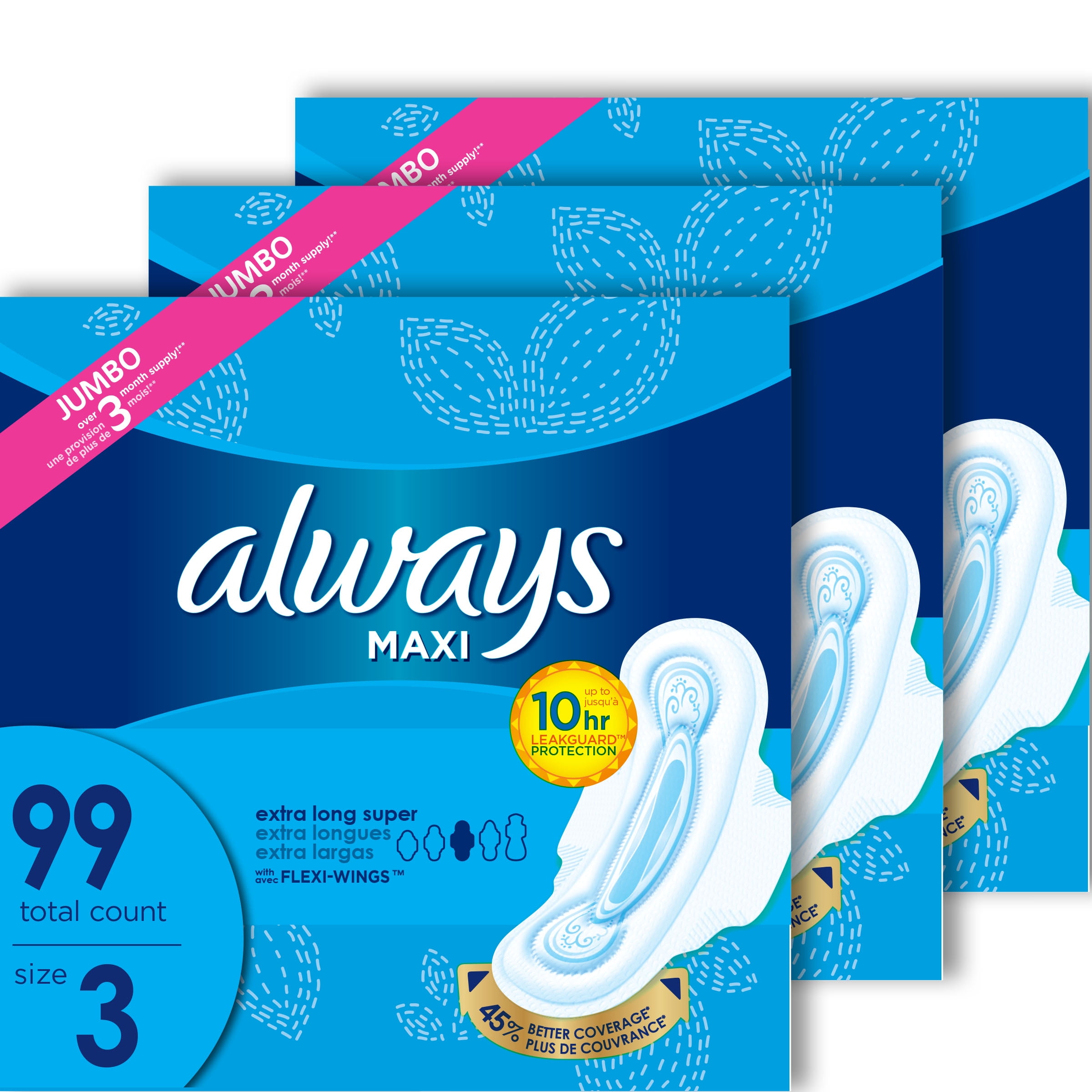 always maxi night size 3