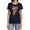 Navy, variant on DC in Bolt Women's T Shirt, Charcoal, Large