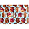 thumbnail image 1 of Metal Light Switch Wall Plate Outlet Cover (Coffee Mocha Candy Bean Toffee Swirl Teal Heart - Triple Toggle), 1 of 2