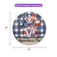 thumbnail image 5 of Patriotic Devon Rex 4th of July Independence Paws Ceramic Round Ornament Cat Lover Kitten Owner Gifts Home Tree Decor - 02010, 5 of 5