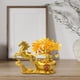 thumbnail image 5 of Estatua de caballo del árbol del dinero del Feng Shui, coleccionable, adorno decorativo, lingote del zodiaco Dorado, 5 of 8