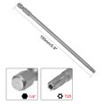 thumbnail image 2 of Uxcell 1/4" Vástago Hexagonal 6" Longitud T25 Bit de Destornillador Torx Magnético de Seguridad Acero S2 Paquete de 2, 2 of 5