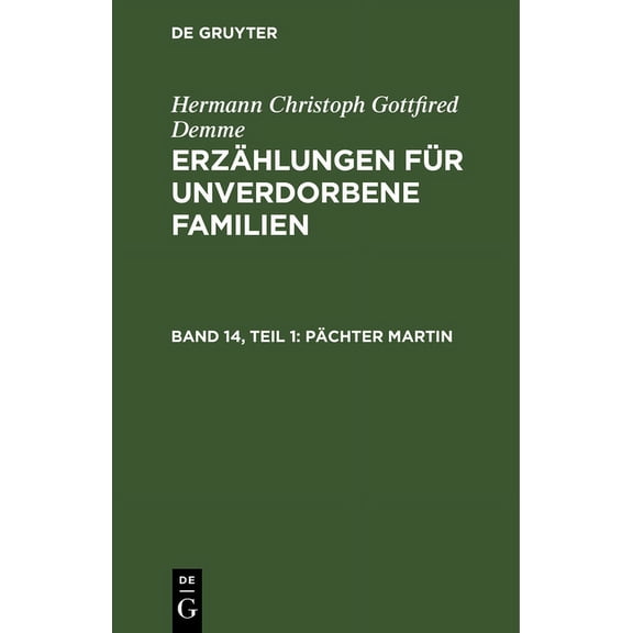 PÃ¤chter Martin, (Hardcover)