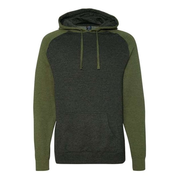 Independent Trading Co Jersey con capucha para hombre carbón jaspeado/ejército jaspeado 2XL Compañía de Comercio Independiente IND40RP