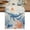 Blue Khaki, variant on Coastal Whale Table Runner, Summer Nautical Ocean Coral Starfish Washable Cotton Linen Table Runners 48 Inches Long, Dresser Scarf Runner for Nightstand/Coffee/End Tables 13''x48''