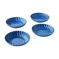 The Pioneer Woman Colette Stoneware Dinner Bowls, Blue, Set of 4
