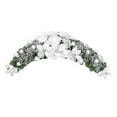 thumbnail image 2 of boda rústico Adornos  bienvenida decorativo Botín floral artificial para celebración, telón de fondo, , cenador, Plata Colco  Flores de arco de boda, 2 of 8