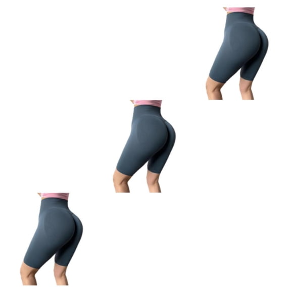 Qarigey Pantalones cortos de Yoga para mujer, pantalones cortos deportivos para levantamiento de glúteos de cintura alta para niñas, Type1 NO1